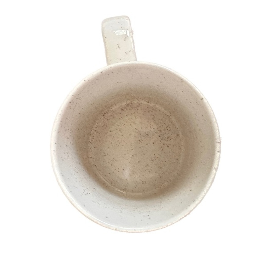 Starbucks Speckled Coffee Mug in Cream and Beige with Rose Gold Heart, 12 fl oz - Picture 2 of 3